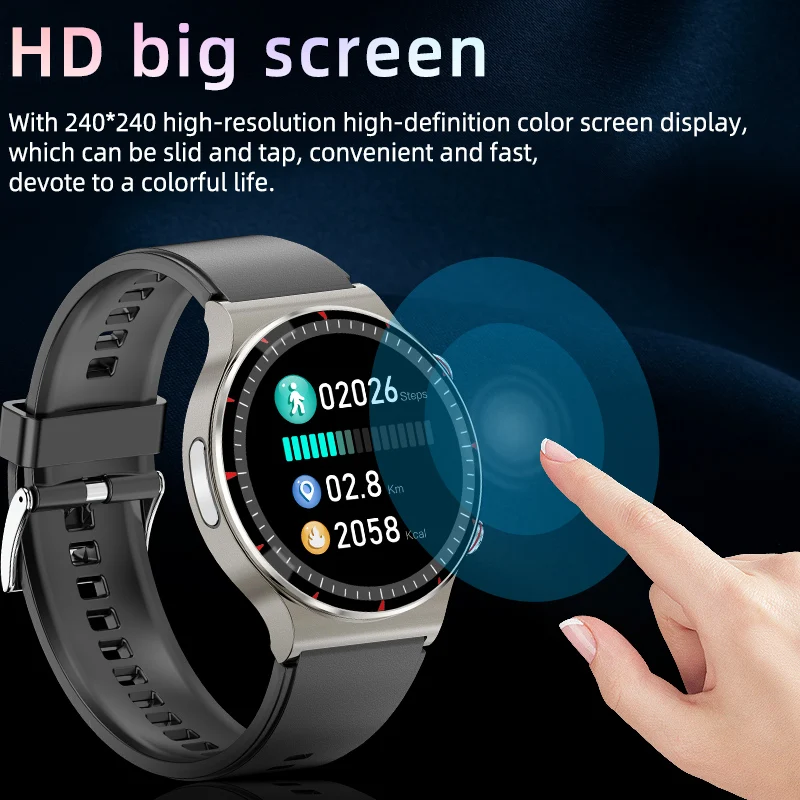 

Смарт-часы G08 ECG PK HW28 DT7 мужские/женские с сенсорным экраном