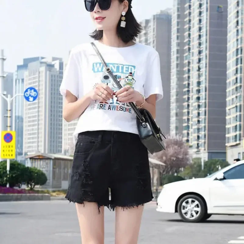 Джинсовые шорты для женщин Микро Мини короткие джинсовые брюки женские рваные с