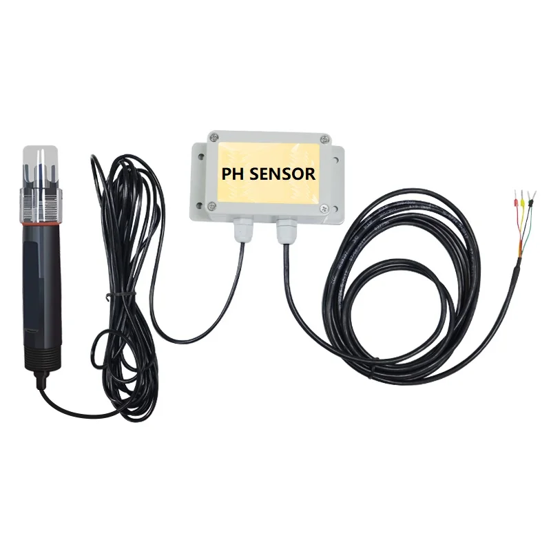 

Online Wireless LORA LORAWAN GPRS 4G WIFI Digital RS485 4-20mA 0-5V Output Water PH Sensor