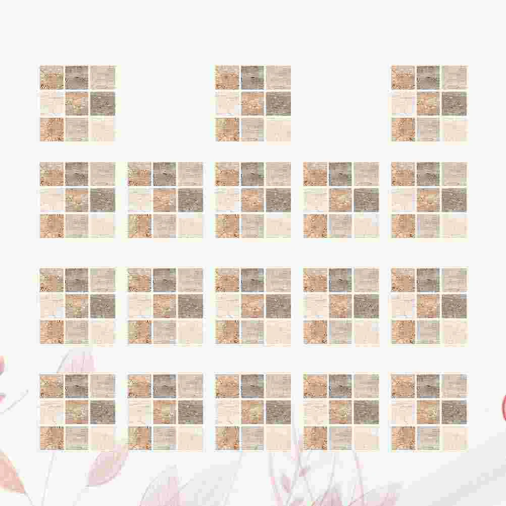 

Tile Sticker Wall Stickers Kitchen Waterproof Decalsadhesive Stick Wallpaper Peelbacksplash Declas Tiles Self Mosaic Brick Floor