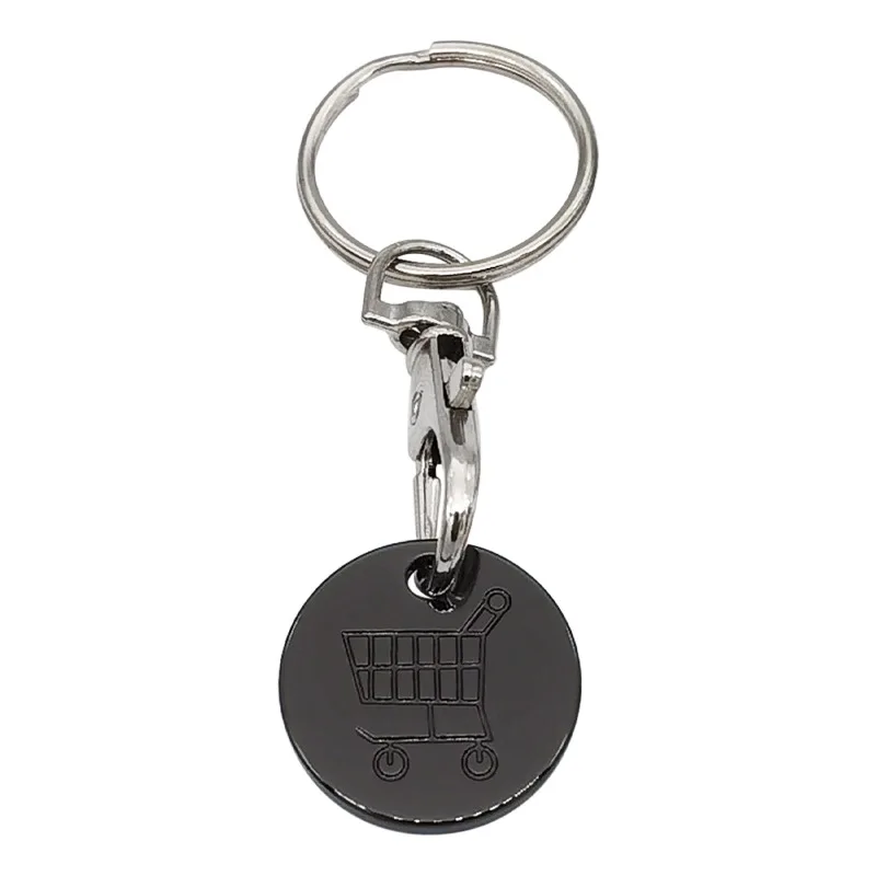 Портативный металлический жетон для супермаркета