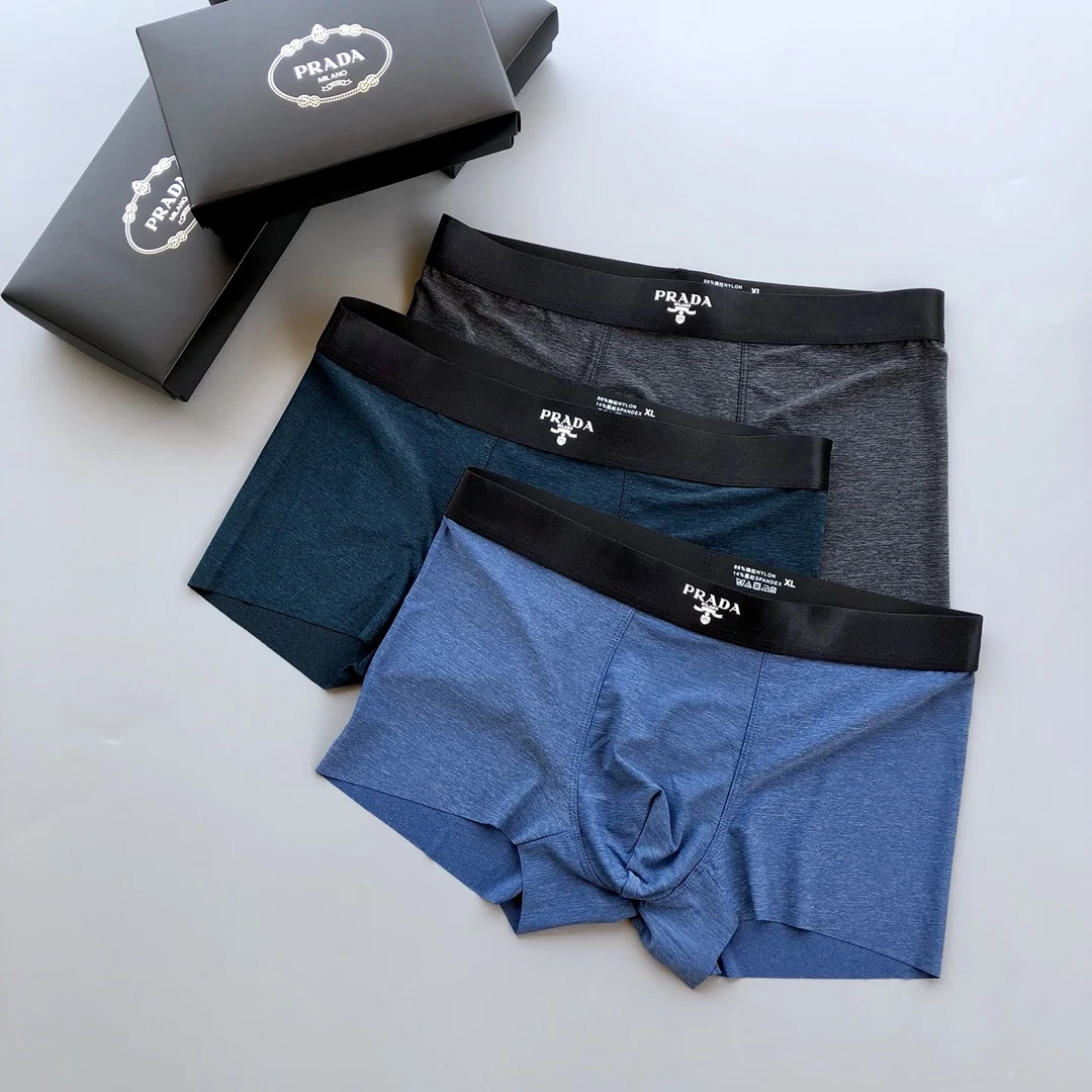 Мужское нижнее белье BVLGARI мягкие и удобные из молочного шелка антибактериальные