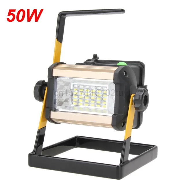 

Waterproof 2400lm IP65 50W LED Floodlight Rechargeable 36LED Flood Light SpotLights Light For Outdoor