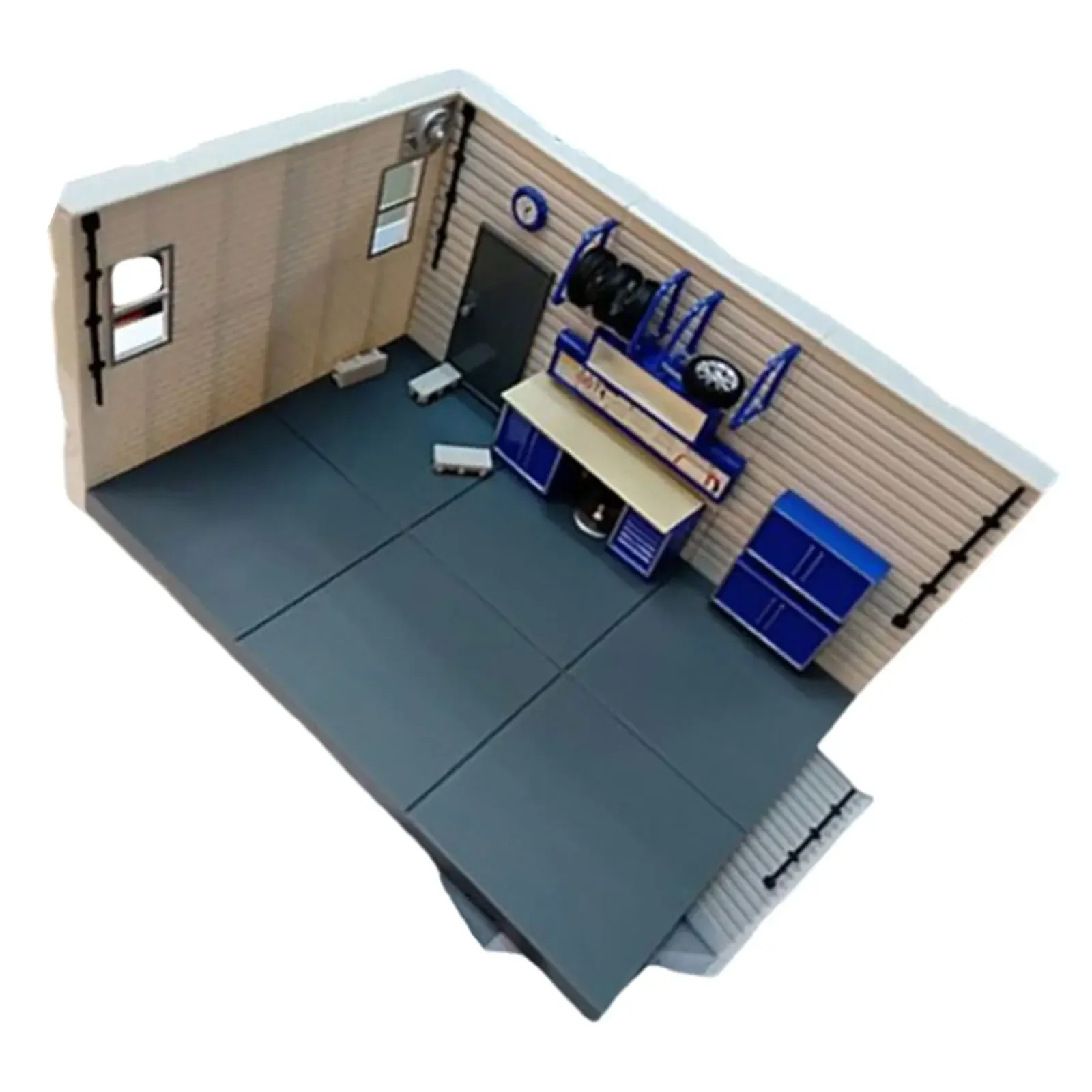 Новый 1/43 диорама модель автомобиля гараж собранные украшения автомобиль высокое