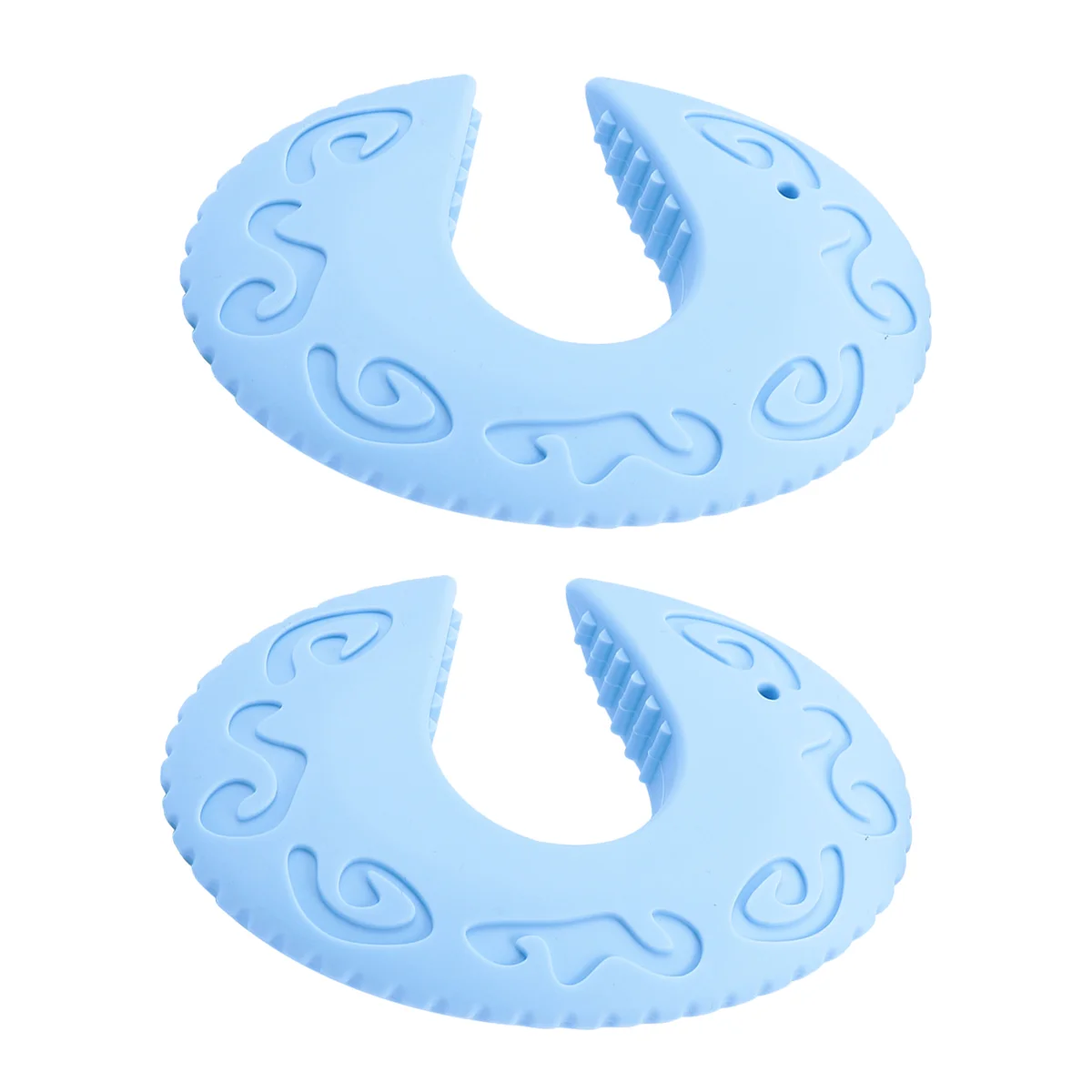 

2 Pcs Silicone Door Stopper Silicone Bumpers Baby Door Stopper Plate Guard Pearlescent Children Finger Guards Rubber Door Bumper
