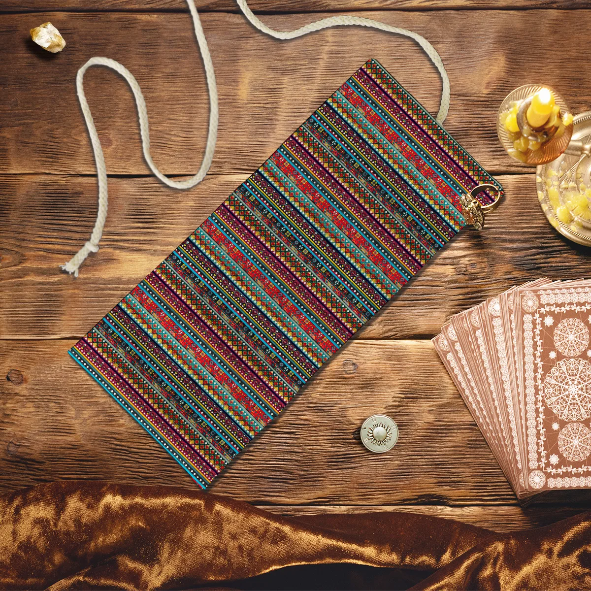 

Сумка для карт Таро, полиэстер, богемный стиль