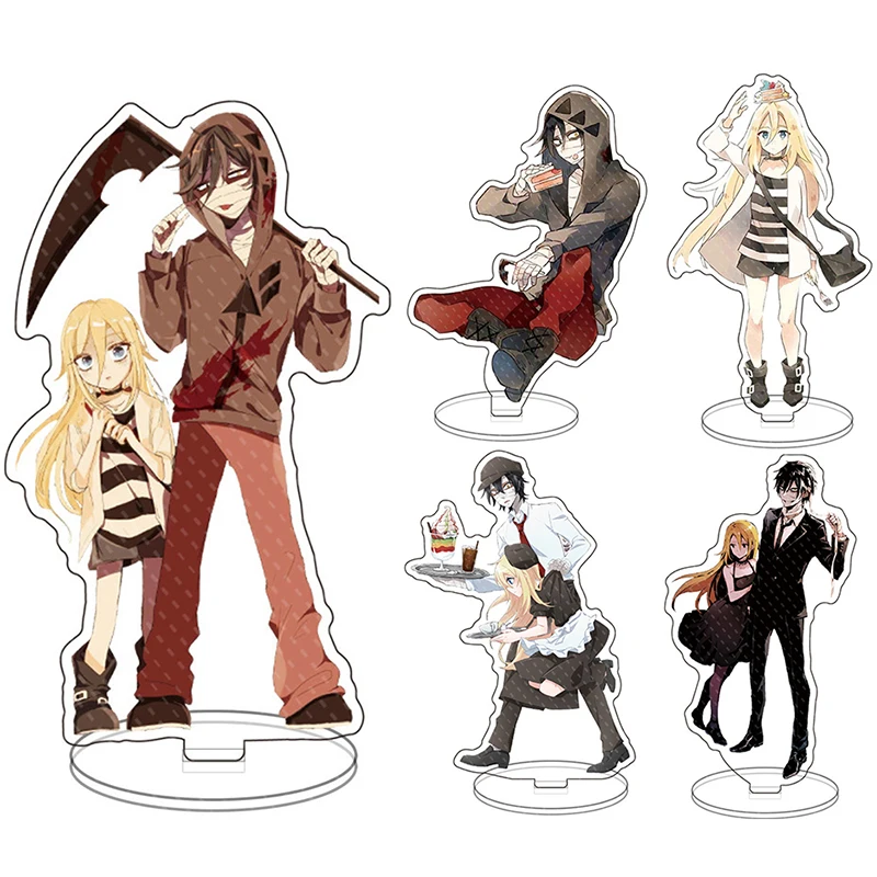 

Angels of Death 15cm Cartoons Game Anime Figure Rachel·Gardner Isaac·Foster Collection Acrylic Stand Action Model Toy Gift