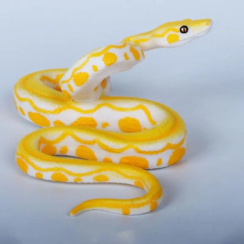 4x7c Симуляция модели животных пластиковая фальшивая змея для кукол Хэллоуин
