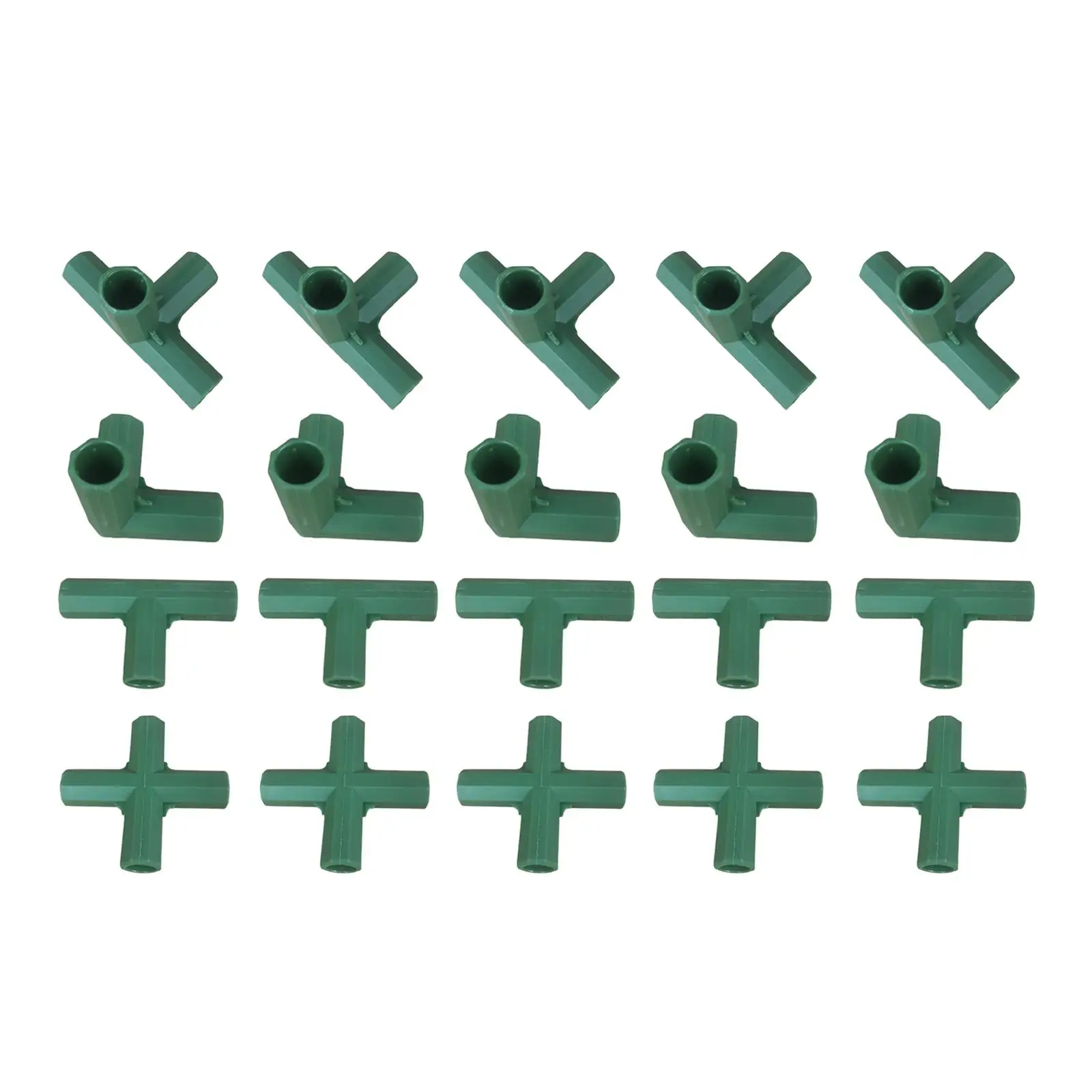 

20x Durable Greenhouse Joints Building Fittings Stands