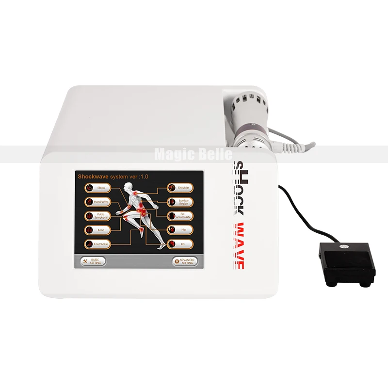 

Portable Shockwave Therapy Electromagnetic Physiotherapy Acoustic ED Treatment Extracorporeal Shock Wave Pian Removal