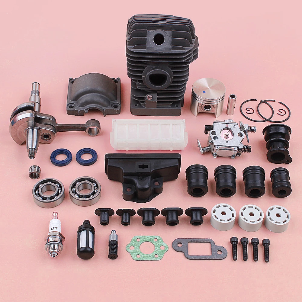 

Поршень цилиндра карбюратора AV буфера набор подходит для Stihl MS250 MS230 025 023 MS 250 230 42,5 мм Запчасти для бензопилы двигатель в сборе