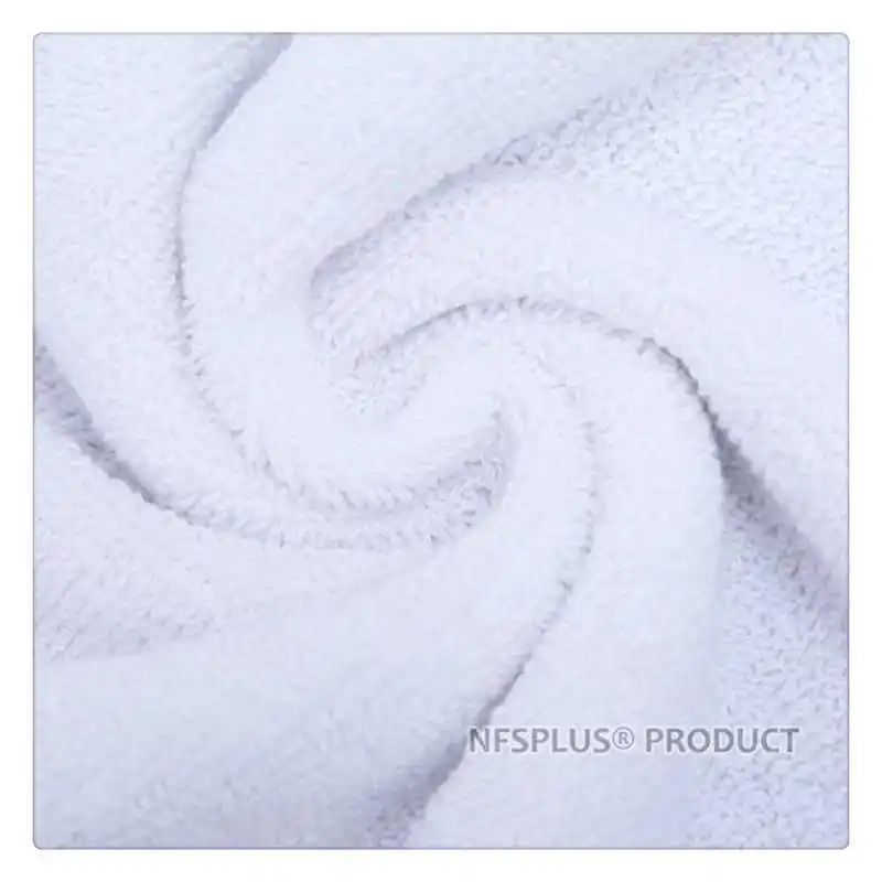 100% хлопок полотенце для лица в ванной белая махровая мочалка толстая тяжелая