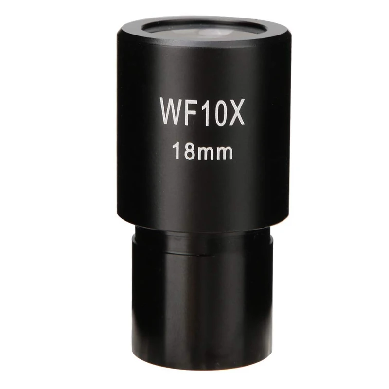 

10X окуляр для микроскопа широкоугольный оптический объектив адаптер поле 18 мм Профессиональный стандартный окуляр объектива