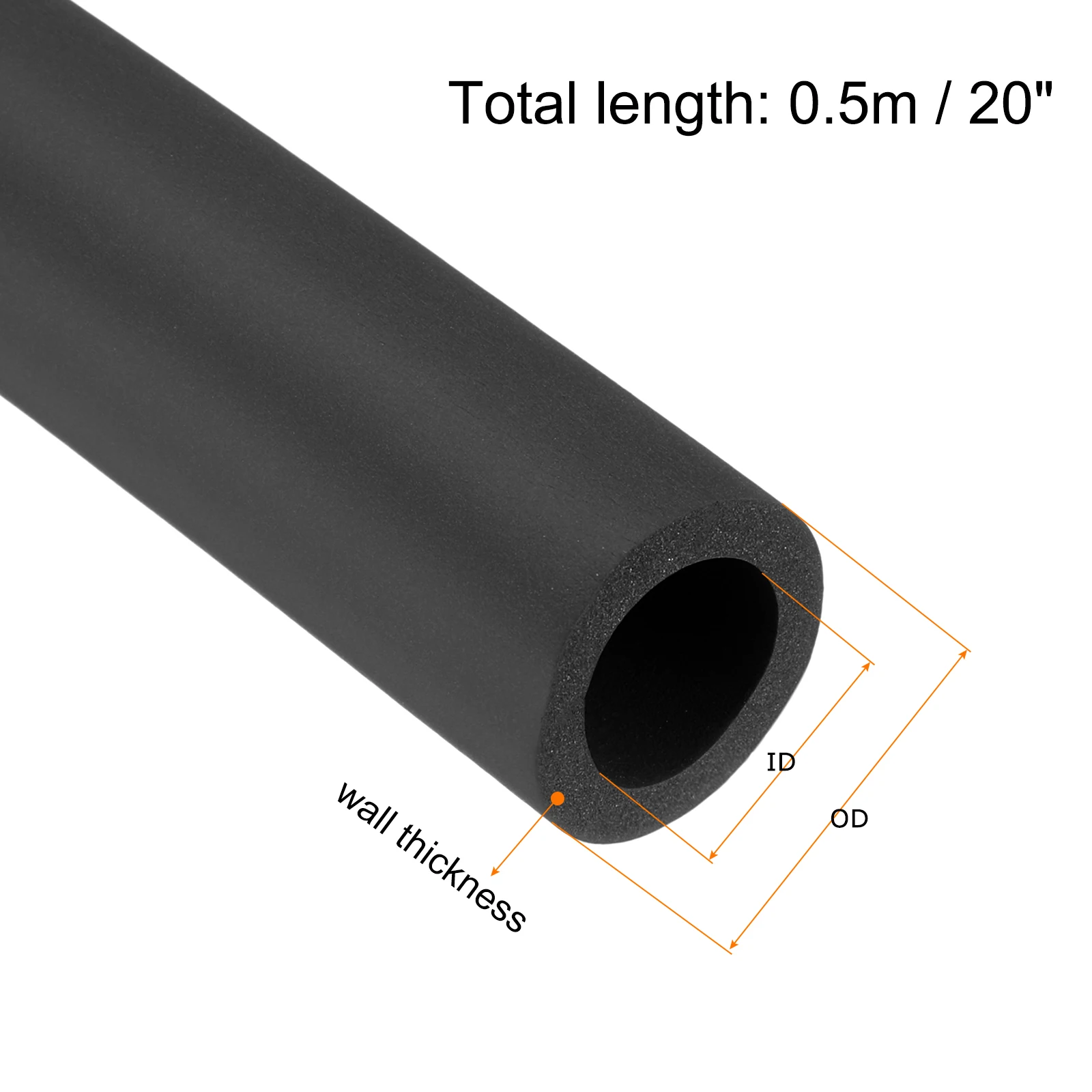 

0,5 м изоляционная труба, пенопластовая трубка, оборудование для фитнеса, ручки, термоизоляционные трубы, губка, пенопластовая резиновая трубка, защитный рукав