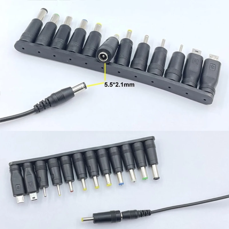 573A Многоцелевой USB до 5 5x2 1 мм В шнур для зарядки кабель питания с адаптерами Micro