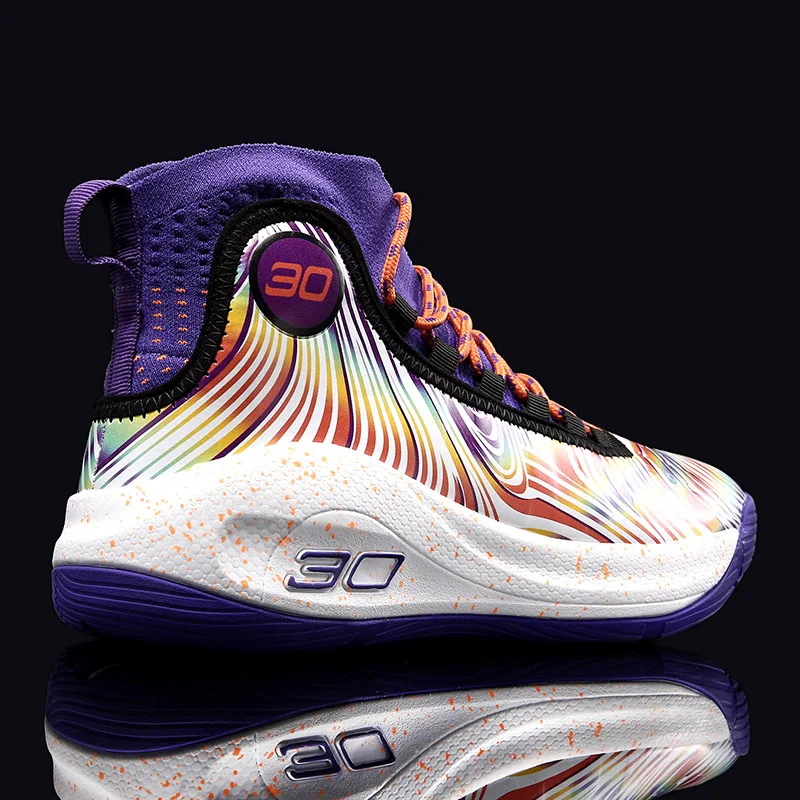 Men's Basketball Shoes Breathable Cushioning Non-Slip Wearable Sports Shoes Gym Training Athletic Basketball Sneakers for Women