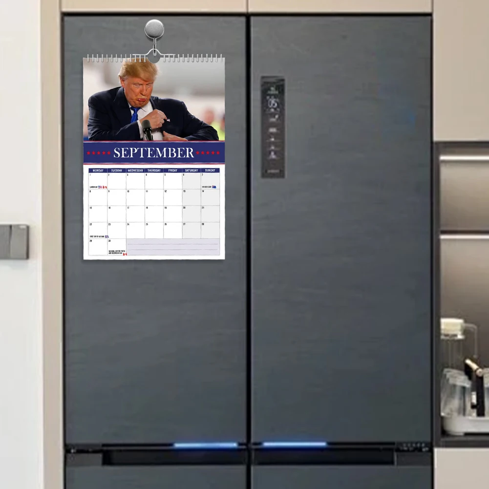 Календарь Трампа на 2025 год. 12-месячный настенный календарь с изображением