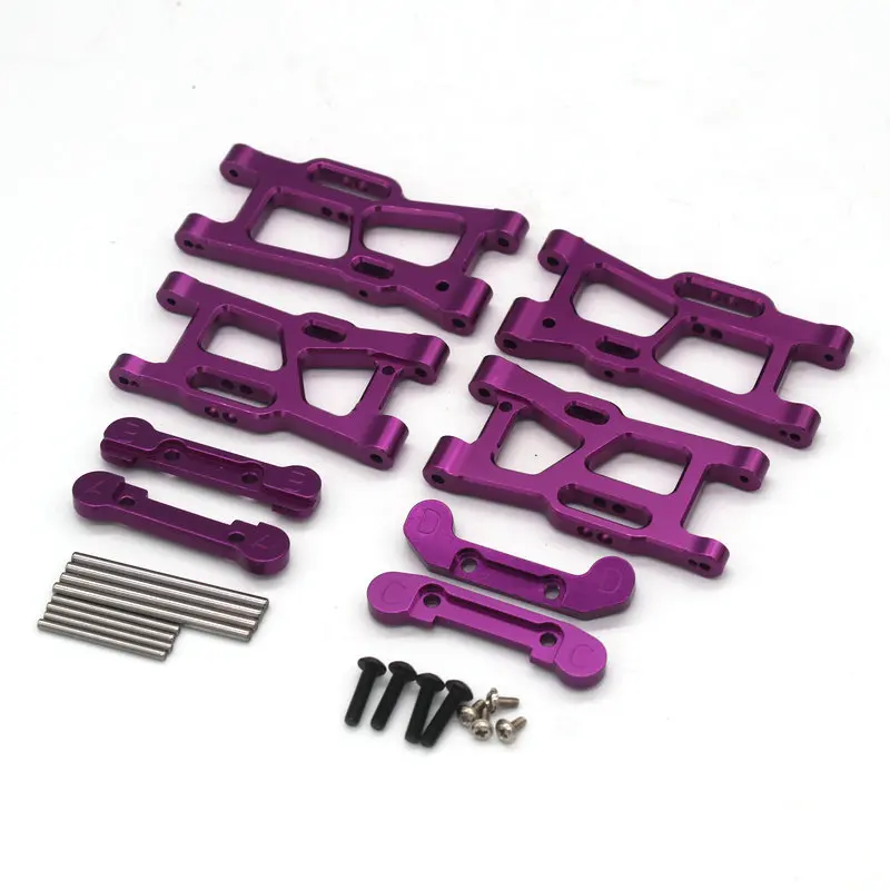 Купить 144001 144002 124016 124017 124018 124019 Wltoys радиоуправляемые металлические фитинги, передний и задний нижний поворотный рычаг, код рычага