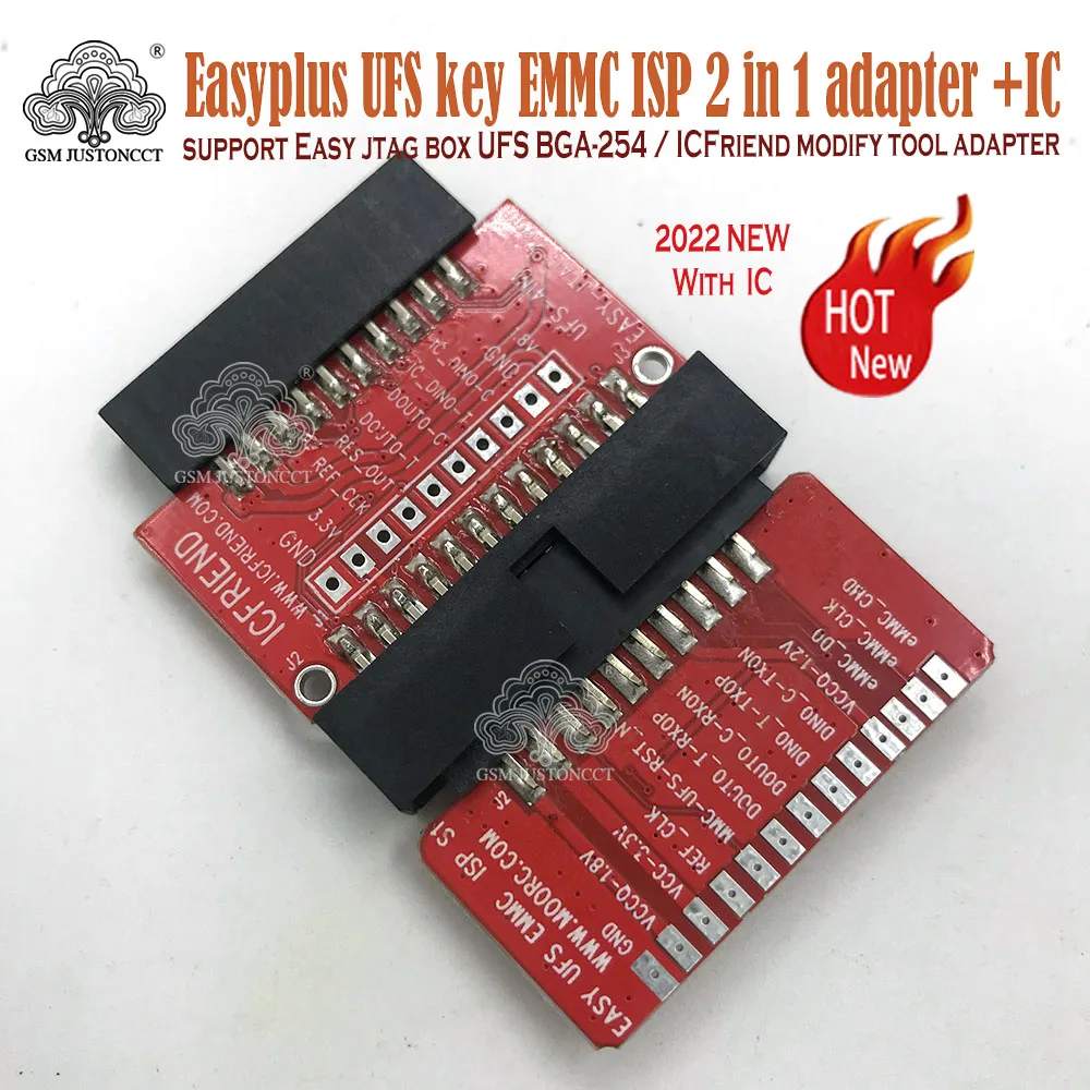 Адаптер Easyplus UFS key EMMC ISP 2 в 1 с поддержкой IC | Мобильные телефоны и аксессуары