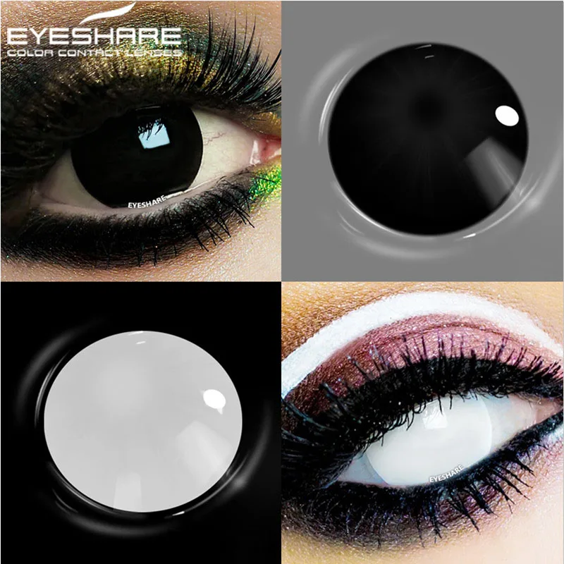 EYESHARE Cosplay Color Contact Lenses for Eyes BLIND Series Makeup Beauty Contact Lenses Eye Cosmetic Colored Lenses for Eyes