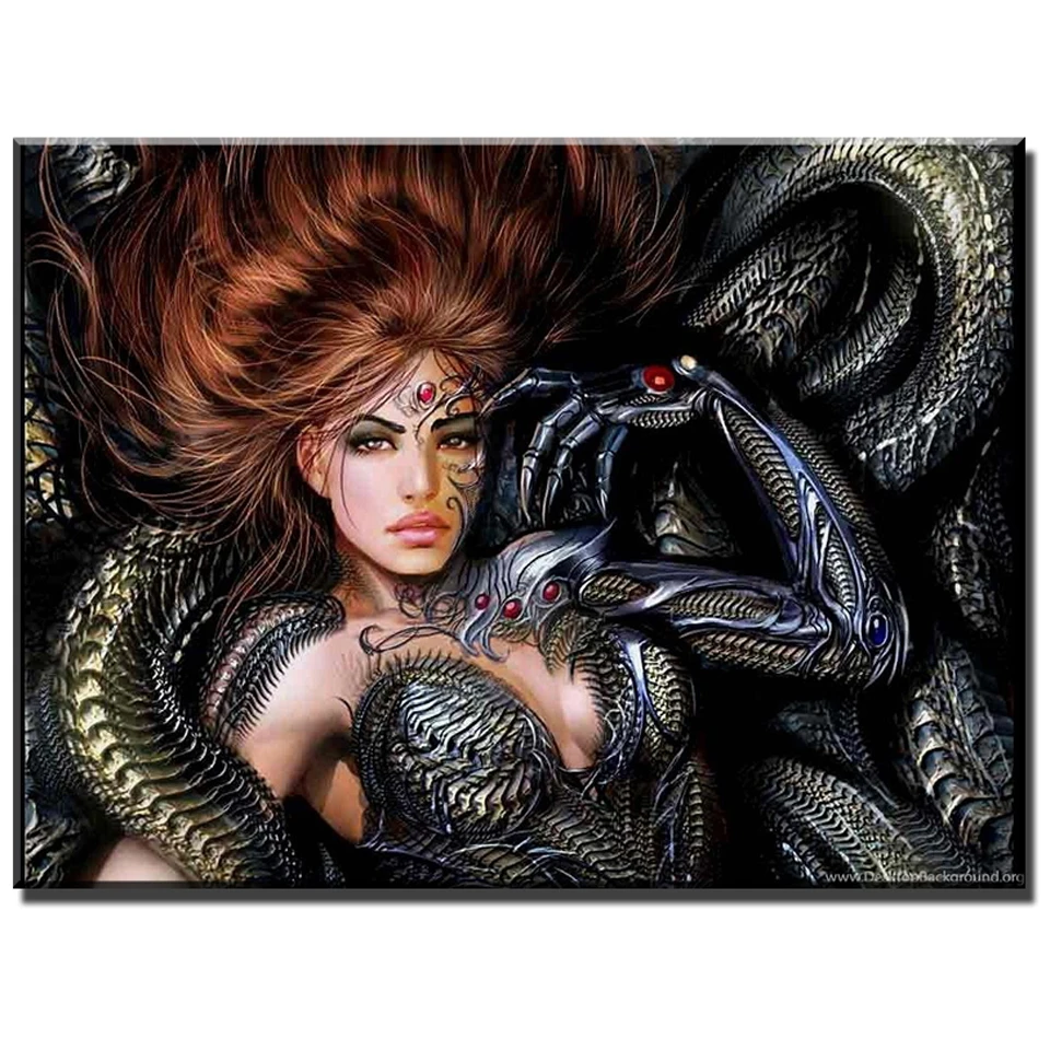 Алмазная живопись с полузмеей для женщин новая коллекция 2023 алмазная вышивка