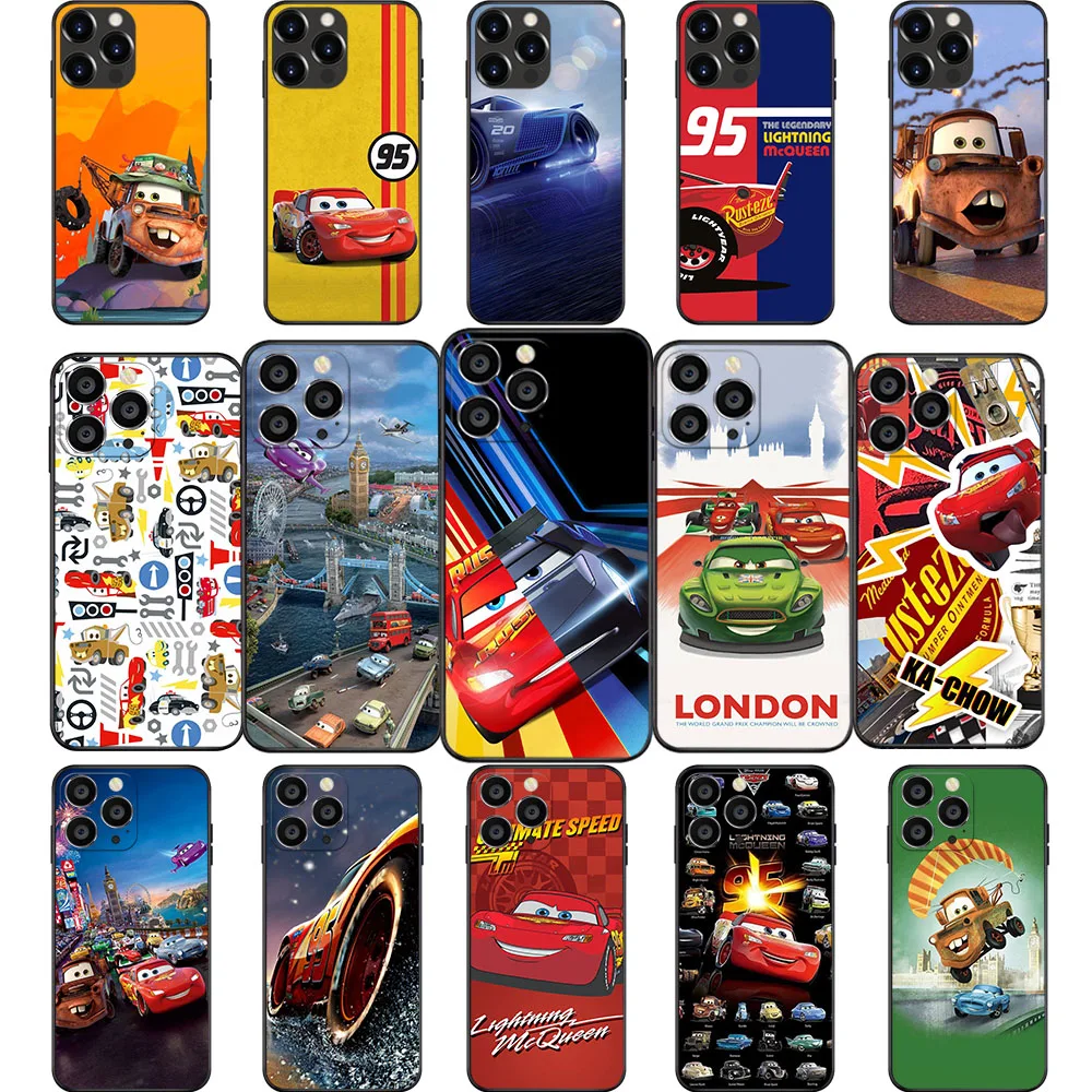 ID-87 Cars Lightning McQueen мягкая модель для VIVO T1 Y75 Y3 Y3S Y10 Y76 Y20i Y91 Y31S Y52S Y70S Y51S Y70T Y73S S7E V23 Pro
