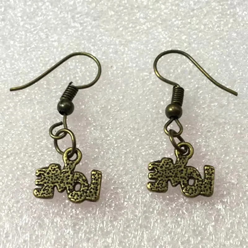 Женские винтажные серьги-подвески в античном стиле из металлического сплава