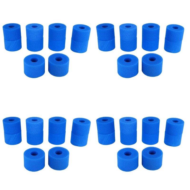 

40PCS Swimming Pool Filter Water Pump Filter Pump S1 Washable Bio Foam 2 4 X UK VI LAZY 'Z Type Filter'