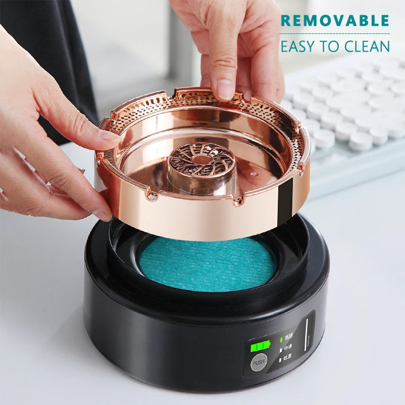 NLEC 3000mAh Ashtray Air Purifier Anti Second-hand Smoke Automatic Removal Smart Smoking Tool USB Charging | Дом и сад