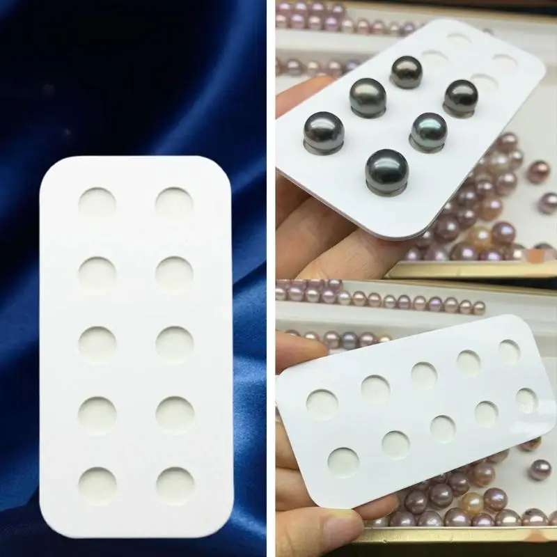 Упаковка из 10/1 жемчуга пустая доска для ожерелья/браслета стильная витрина
