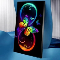 abstract diamond embroidery rainbow butterfly diamond painting novelties 2022 full drill landscape animal mosaic puzzles picture