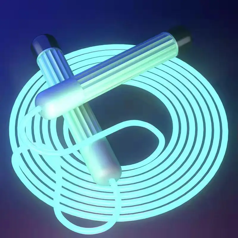 Llluminated Скакалка для спорта фитнеса может быть светящийся регулируемый