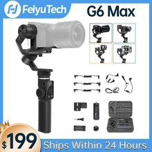 FeiyuTech Official G6 Max 3-Axis Handheld Gimbal Stabilizer for Mirrorless Pocket Action Camera Sony ZV1 Canon GoPro 8