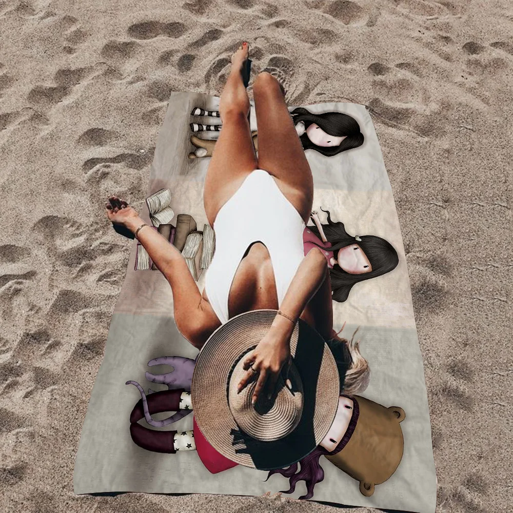 Полотенце из микрофибры для пляжа и йоги быстросохнущее