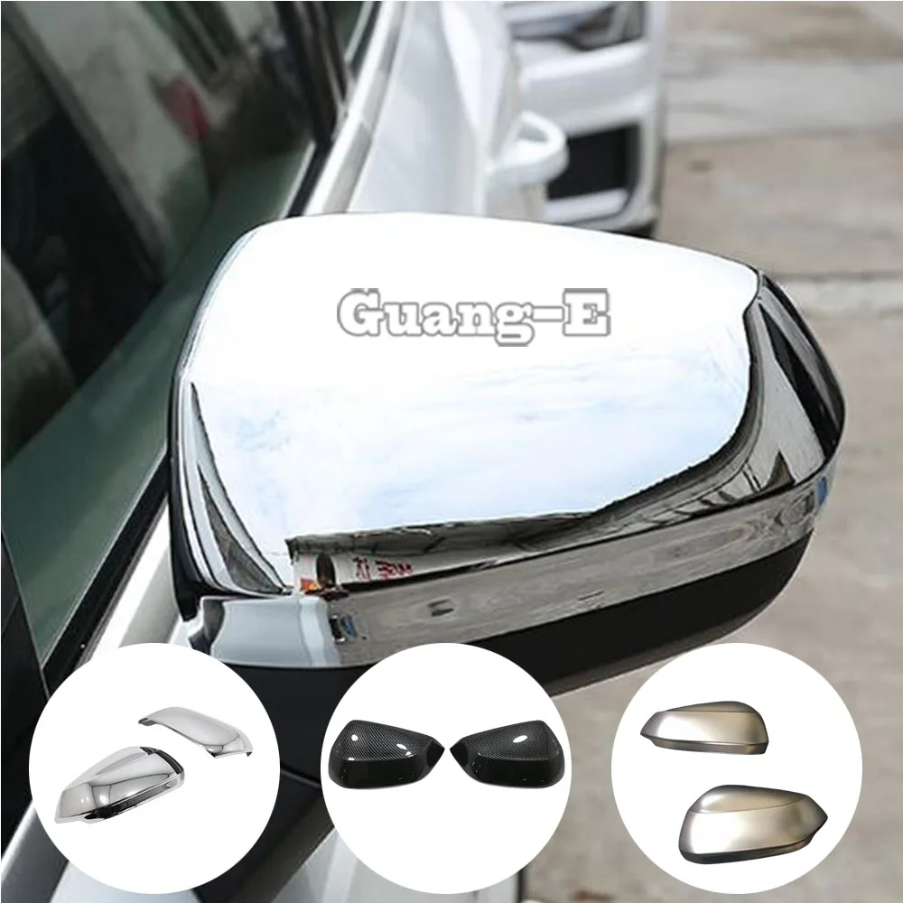 

For Audi Q3 F3 2018 2019 2020 2021 2022 Car Styling Stick Lamp Sticker Rear View Side Glass Mirror Cover Trim Frame Eyebrow 2PCs