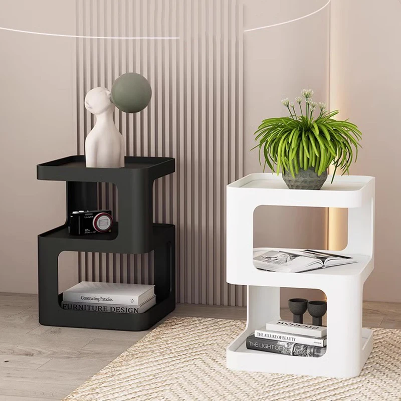 

Metal Minimalist Nightstand Bedside European Trendy Nordic Night Table Italian Garden Muebles Para Hogar Bedroom Furniture