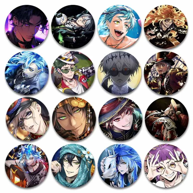 Брошь в стиле аниме Игра Twisted-Wonderland мультяшная фигурка Grim Dire Crowley Ace Trappola