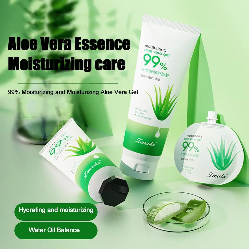 

99% Aloe Vera Gel Natural Face Cream Moisturizer Soothing Acne 60g Product Repair Face Remove Treatment Care Gel Sunburn Sc T2D9