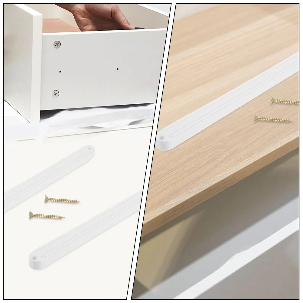 2 шт. пластиковые направляющие для ящиков туалетного столика и скольжения мягкие