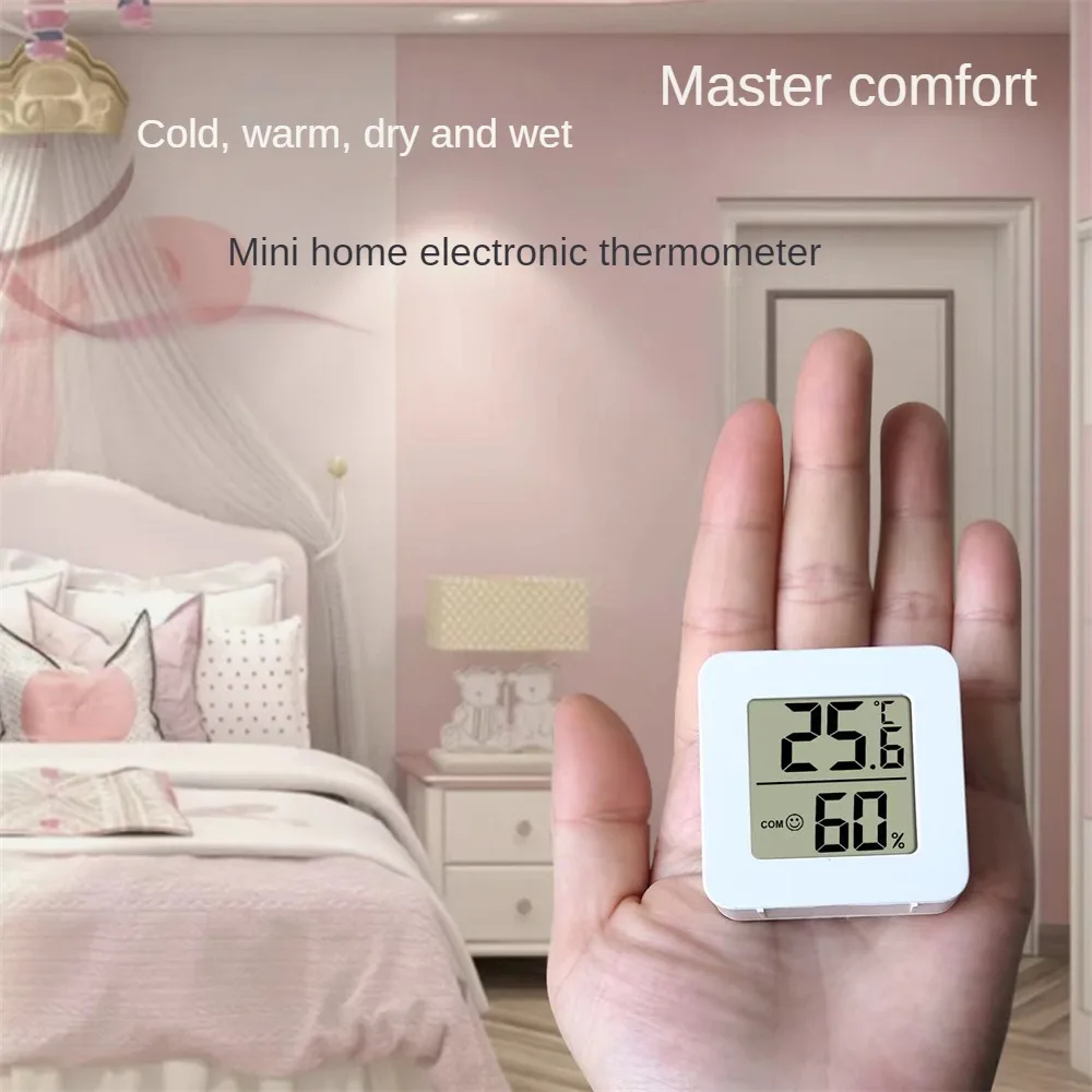 Thermometer Hygrometer With Two Colors Black And White