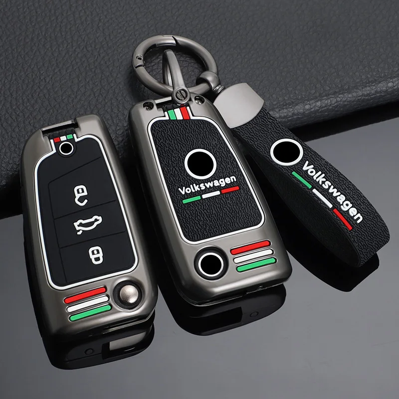 Чехол из цинкового сплава для автомобильного ключа VW 2016 2017 Passat GTI удаленный