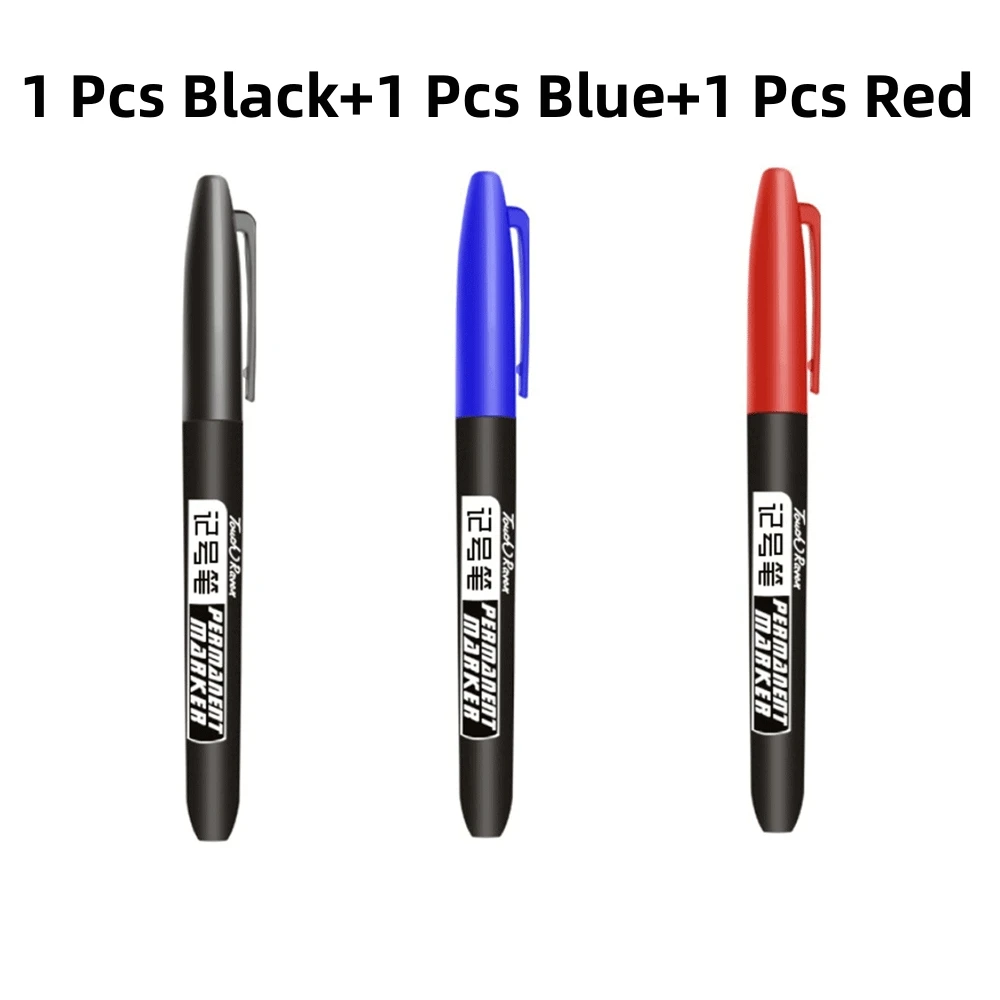 

Genkky перманентные маркеры тонкие 1.5 мм черные, синие, красные