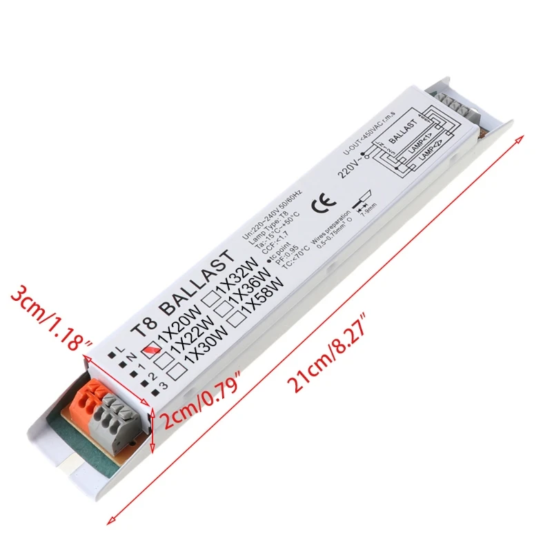 

YYSD T8 Lighting Adaptable Electronic Fluorescent Lamp Ballast With Sufficient Materials and Longer Service Life, 40W/20W