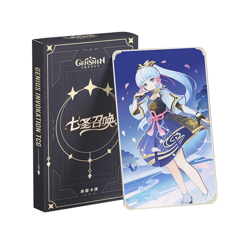 27 шт./набор Genshin Impact Genius Invokation TCG косплей ролевые Таро бумажные покерные карты настольная игра игральные карты в коробке реквизит