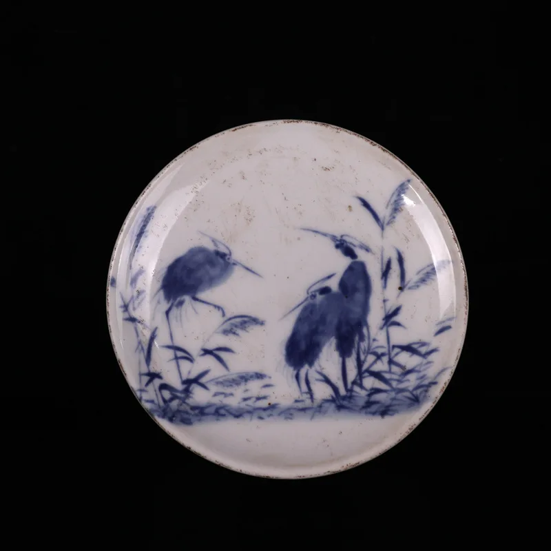 

Фарфор для учебы, фарфор Цзиндэчжэнь, изготовлен из старых античных синих и белых глазурованных чайков среднего цвета и забытого узора при