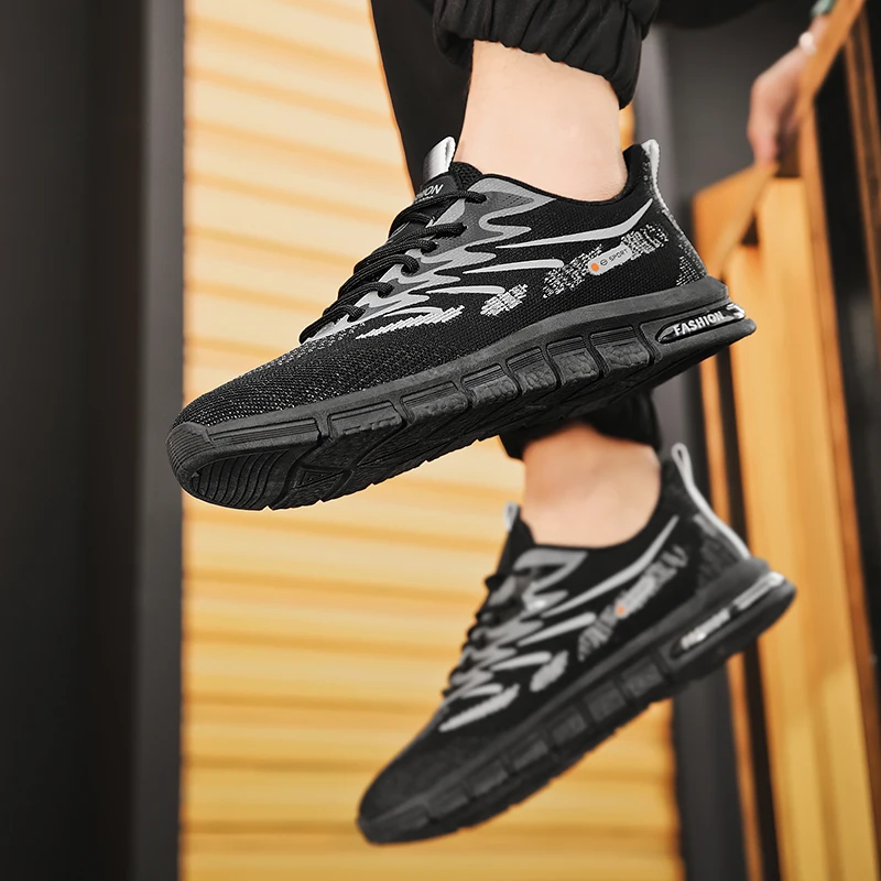 NEW Fashion Breathable Men's Casual Sneakers Adult Teenagers Outdoor Running Shoes Walking Shoes School Sports Shoes 39-44#