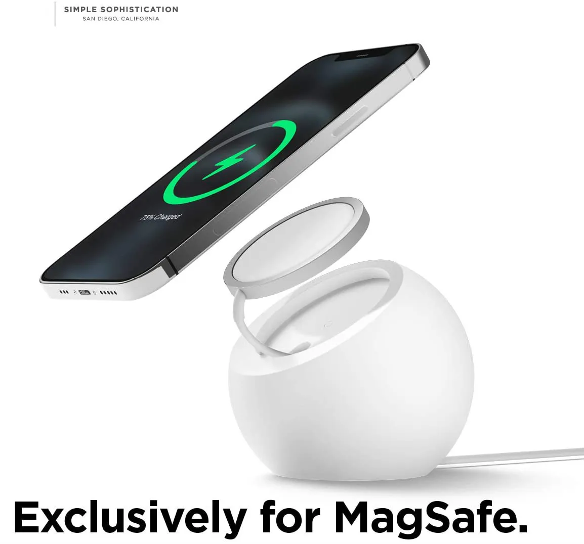 Магнитная настольная подставка для зарядного устройства в форме шара Magsafe IPhone 16 15