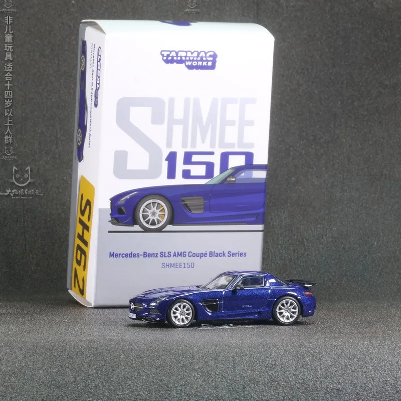 Tarmac работает 1:64 BENZ SLS AMG COUPE Black SHMEE150