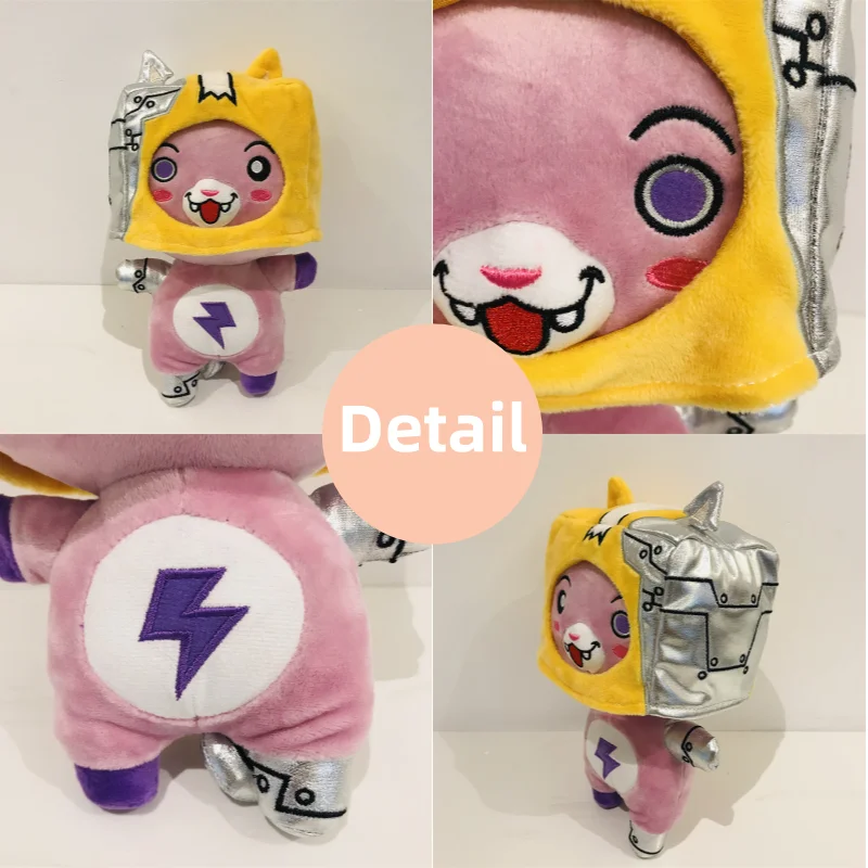 Мягкая игрушка-робот Lankybox из плюша со светодиодной подсветкой |