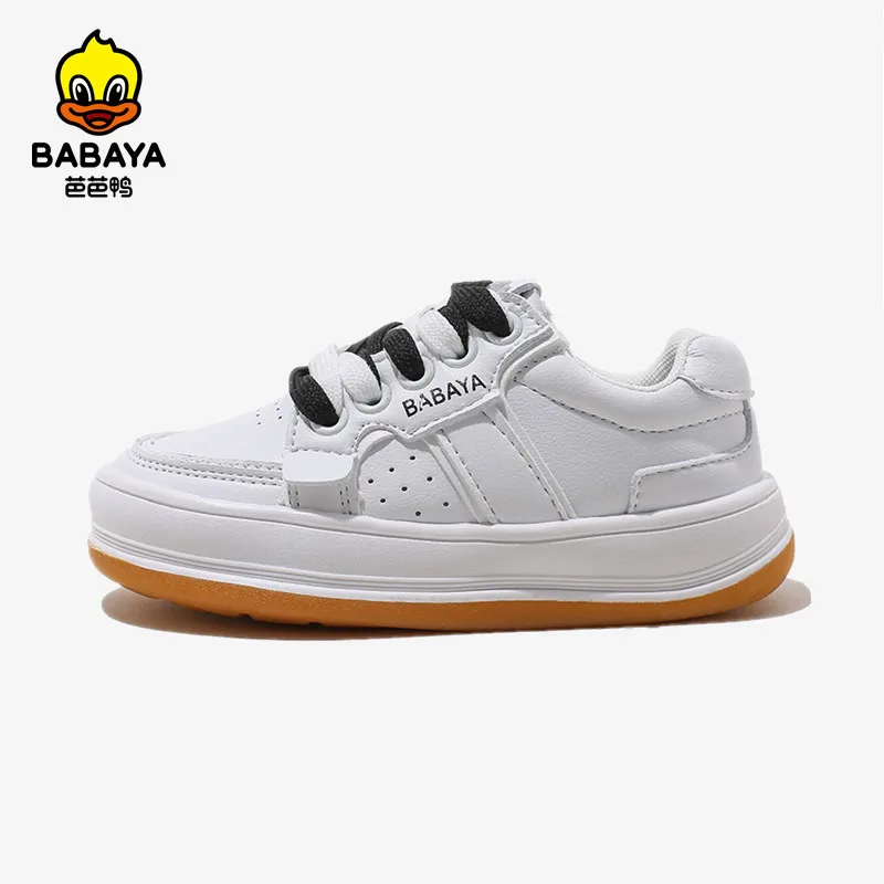 

Кроссовки Babaya для мальчиков и девочек, модная повседневная обувь, универсальные спортивные, белые, весна 2022